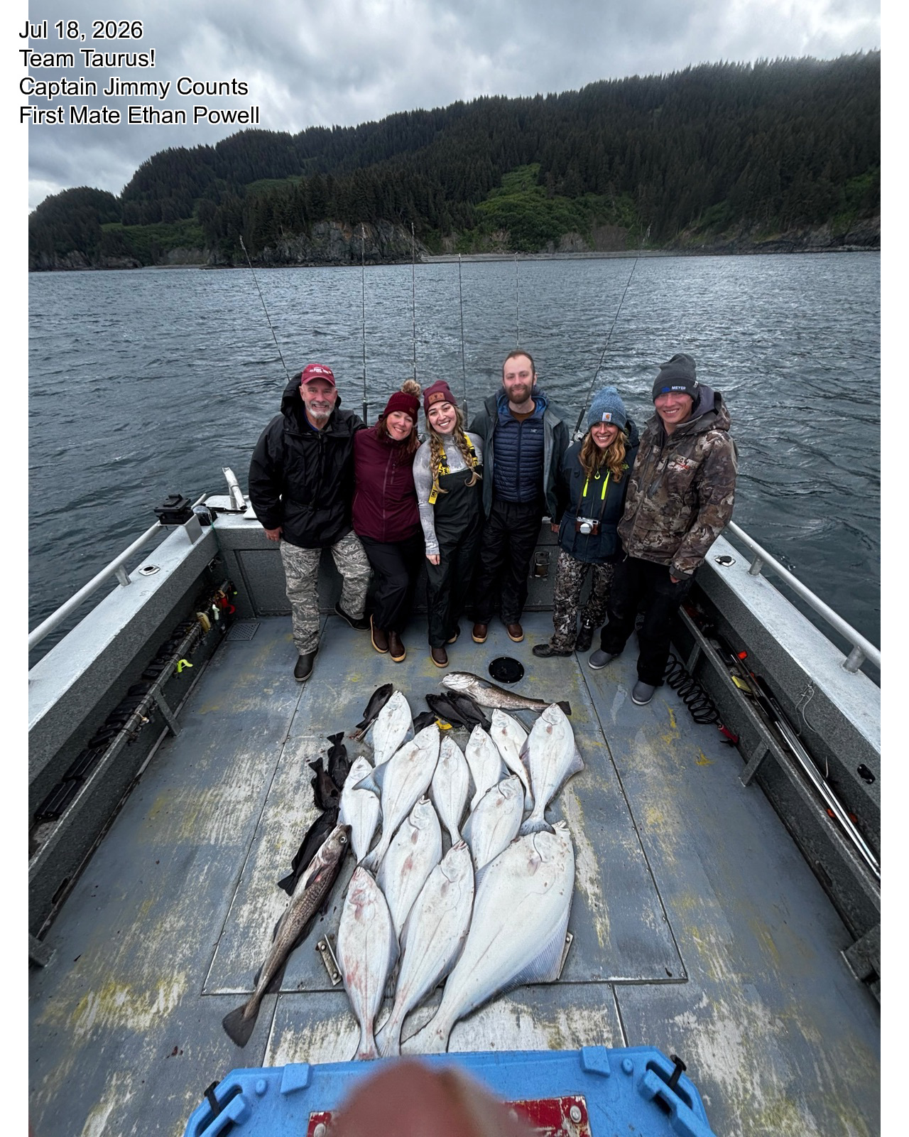 🎣 Another great day on the water with Homer Halibut Hunters!  Huge thanks to our guests for fishing with us — we can’t wait to have you back out on the boat.  Big thanks to Captain Captain Jimmy Counts and mate First Mate Ethan Powell for a great trip! 🐟  #HomerHalibutHunters #AlaskaFishing #Homer #Halibut #CatchOfTheDay